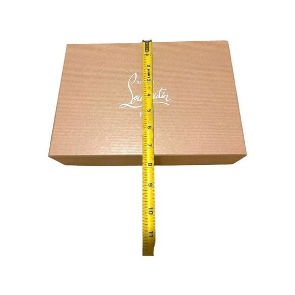 Christian Louboutin Empty Shoe Box Storage Gift W/ Red Inside 10.5”x7.25”x2.75” - Picture 9 of 11